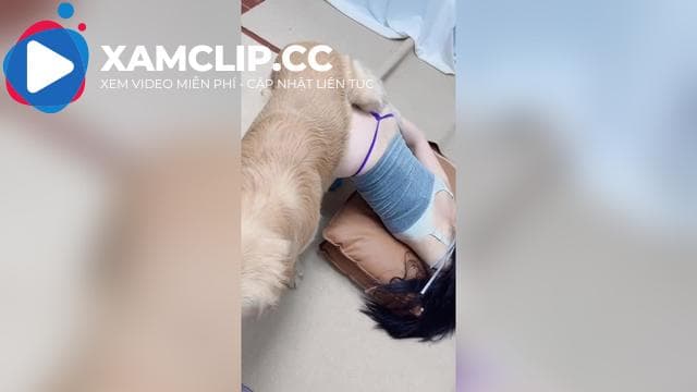 Chồng đi vắng, cô chủ cho Pet làm nô lệ tình dục