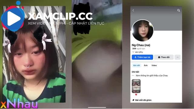 Dương Ngọc Châu học sinh trường THPT Cà Mau lộ loạt ảnh và clip