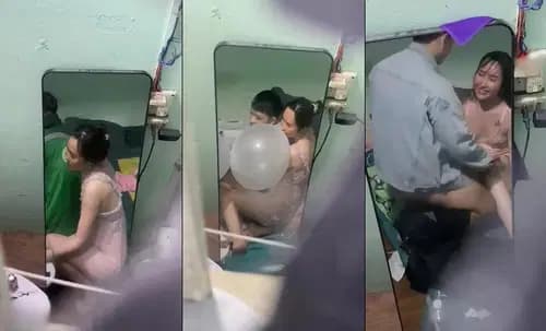 Chị hàng xóm và anh grab may mắn bú bóng xong bú luôn chị