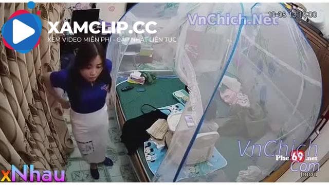 Hack camera, E học sinh dẫn ny về nhà địt, Đang địt nhau thì anh chị họ đến chs