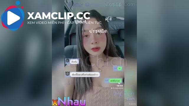 Đang lái xe mà bị gạ chát sex e gái tấp vào lề thủ dâm bắn ướt kính xe