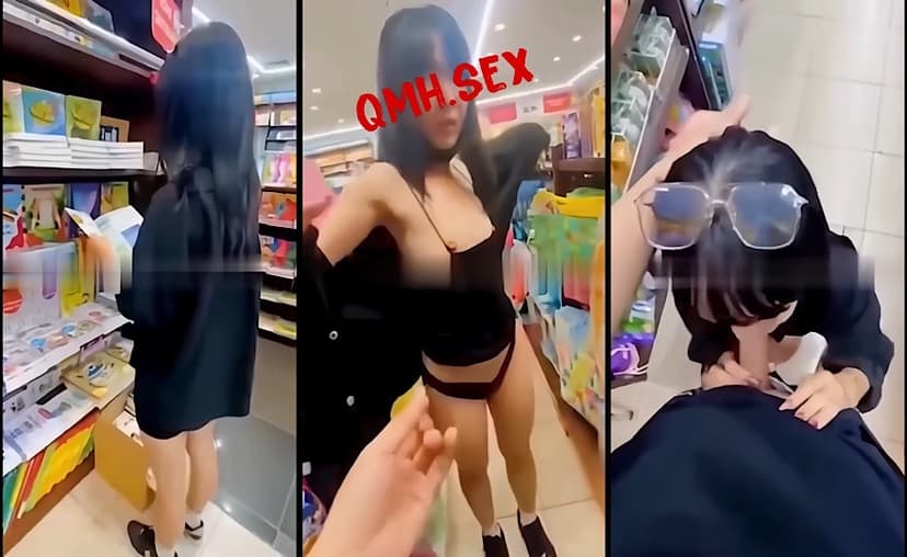 [Hot] múi mít lớp 12 cuồng dâm . Public cực bạo trong nhà sách siêu thị . Bú buồi giữa nơi đông người cực nứng