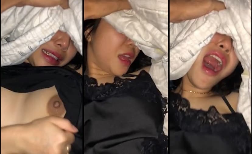 Bé 2k4 thần thái siêu biểu cảm mặc dù che mặt quay clip nhưng nhìn quả môi vừa biểu cảm vừa khẩu dâm làm anh trớ vội